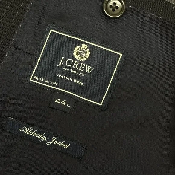 J Crew x Loro Piana Men Aldridge Jacket Blazer Size 44L 44 Long Wool C010 -14